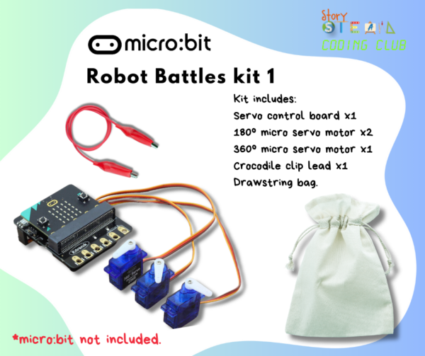 micro:bit Robot kit (micro:bit not included)