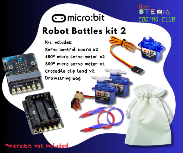 micro:bit Robot Battle kit (2 robots)